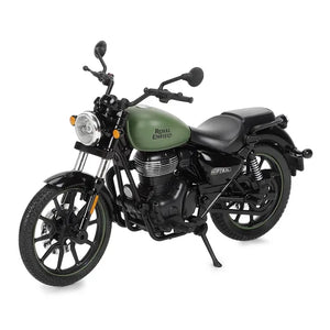 Meteor 350 Miniature Fireball Matt Green (Scale Model 1:12) - Motodrift