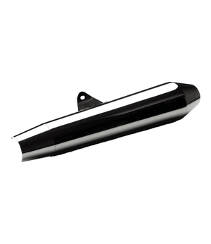 AEW Megaphone For Royal Enfield Continental GT / Interceptor 650 TE 102 Stainless Steel Mirror Polish - Motodrift