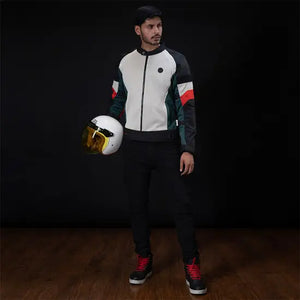 Royal Enfield StreetWind Eco-Frindly Riding Jacket Green - Motodrift