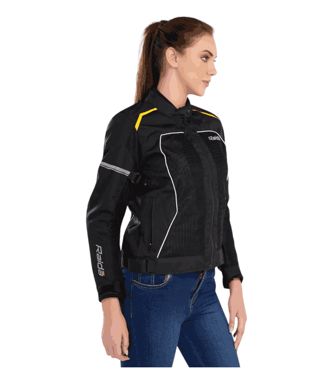 Raida Empress Women’s Riding Jacket - Hiviz - Motodrift