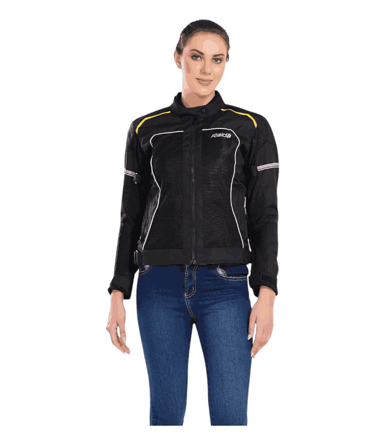 Raida Empress Women’s Riding Jacket - Hiviz - Motodrift