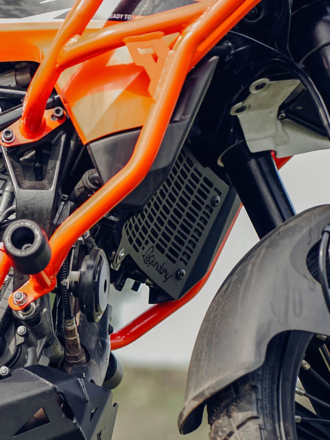 LCB KTM ADV 390 2025 Model Vector Radiator Grill - Black - Motodrift