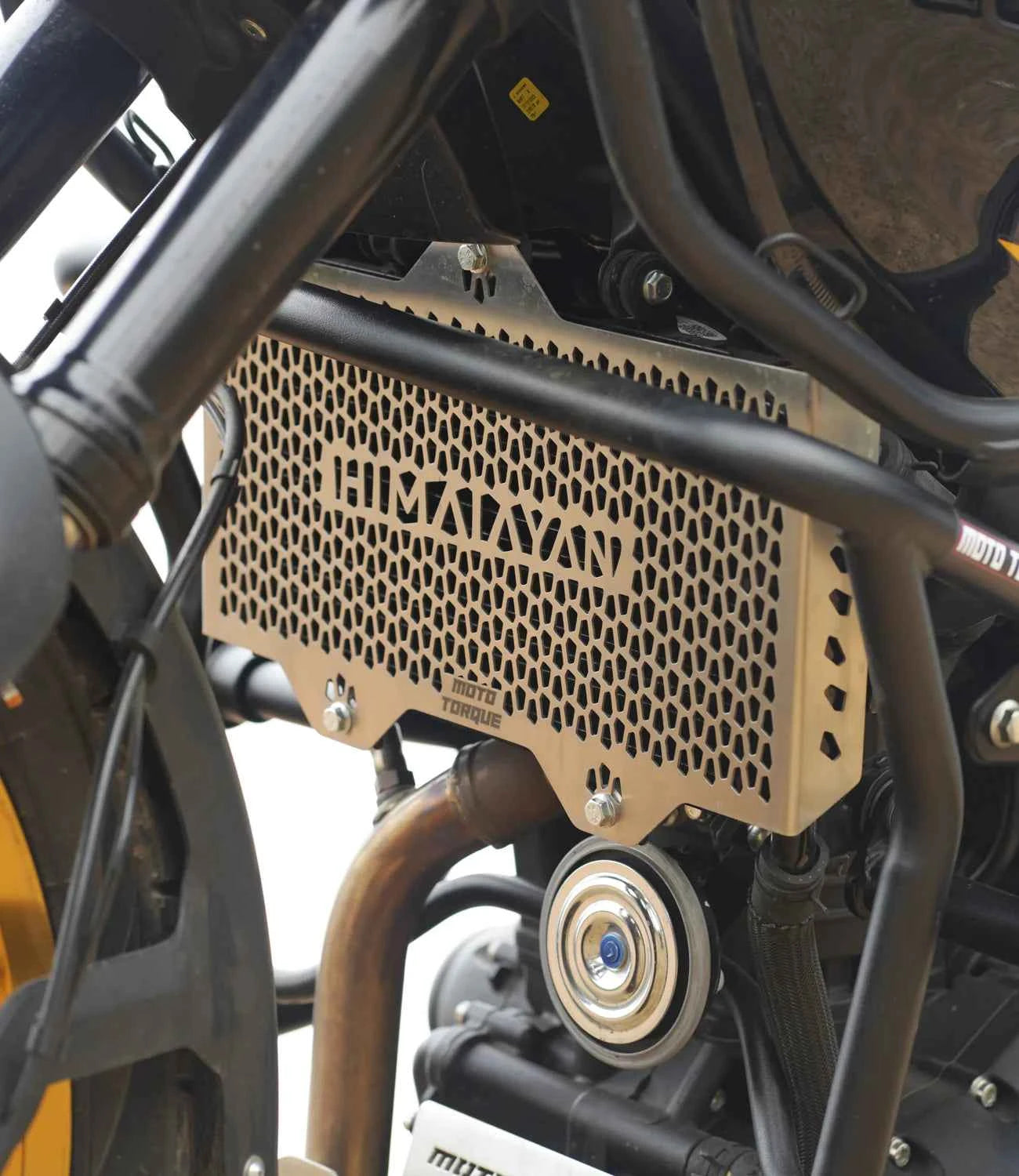 Moto Torque Radiator Guard For Royal Enfield Himalayan 450 (Stainless Steel) - Motodrift