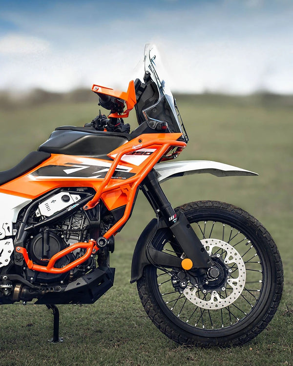 LCB KTM ADV 390 Crash Guard Raptor Orange 2025 Model – Motodrift