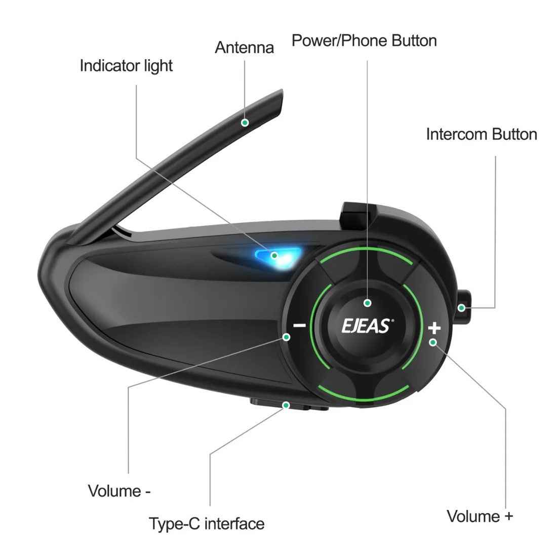 Ejeas Vnetphone Q8 Mesh Intercom