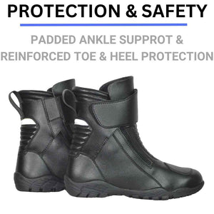 Bison Hunter Riding Boots Black