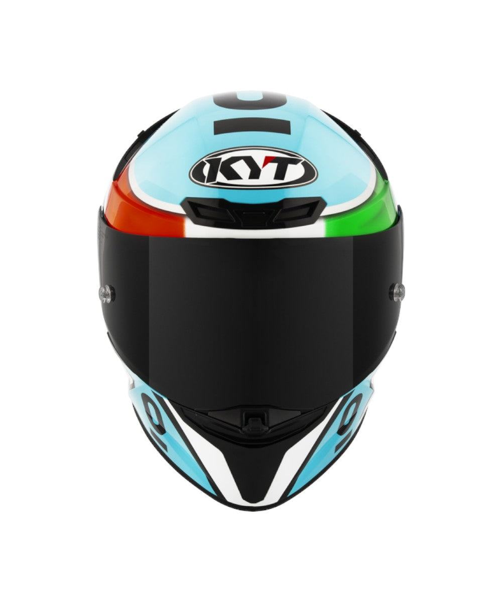 KYT TT Revo Leopard Tricolore Replica (Gloss) - Motodrift
