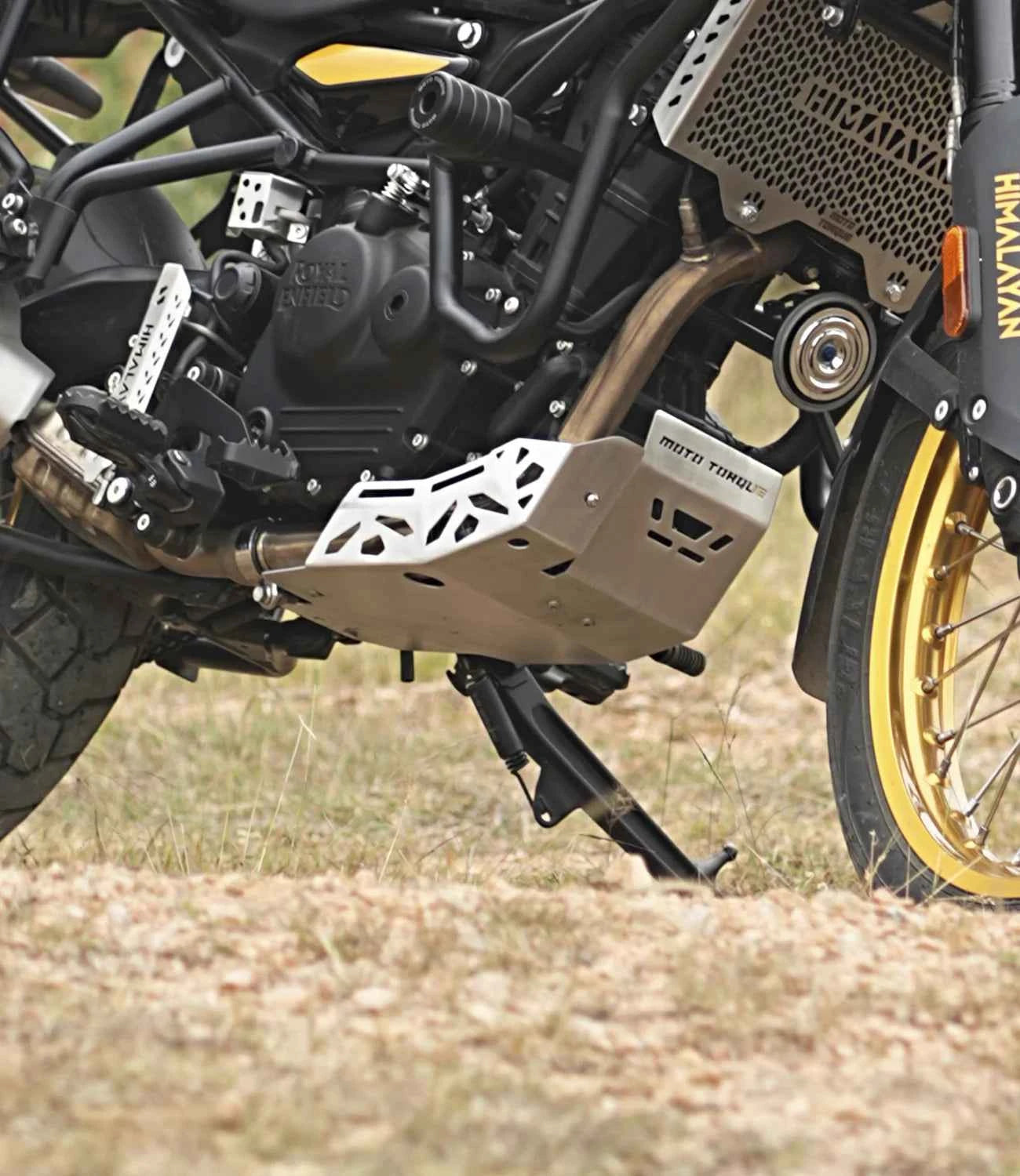 Moto Torque Engine Guard For Royal Enfield Himalayan 450 (Aluminium) - Motodrift