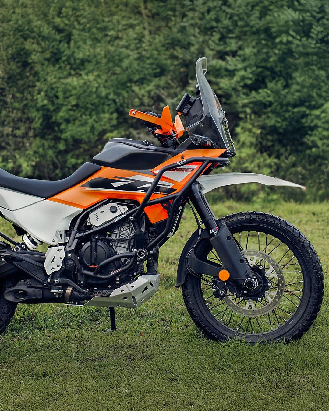 LCB KTM ADV 390 2025 Model Raptor Crash Guard Black - Motodrift