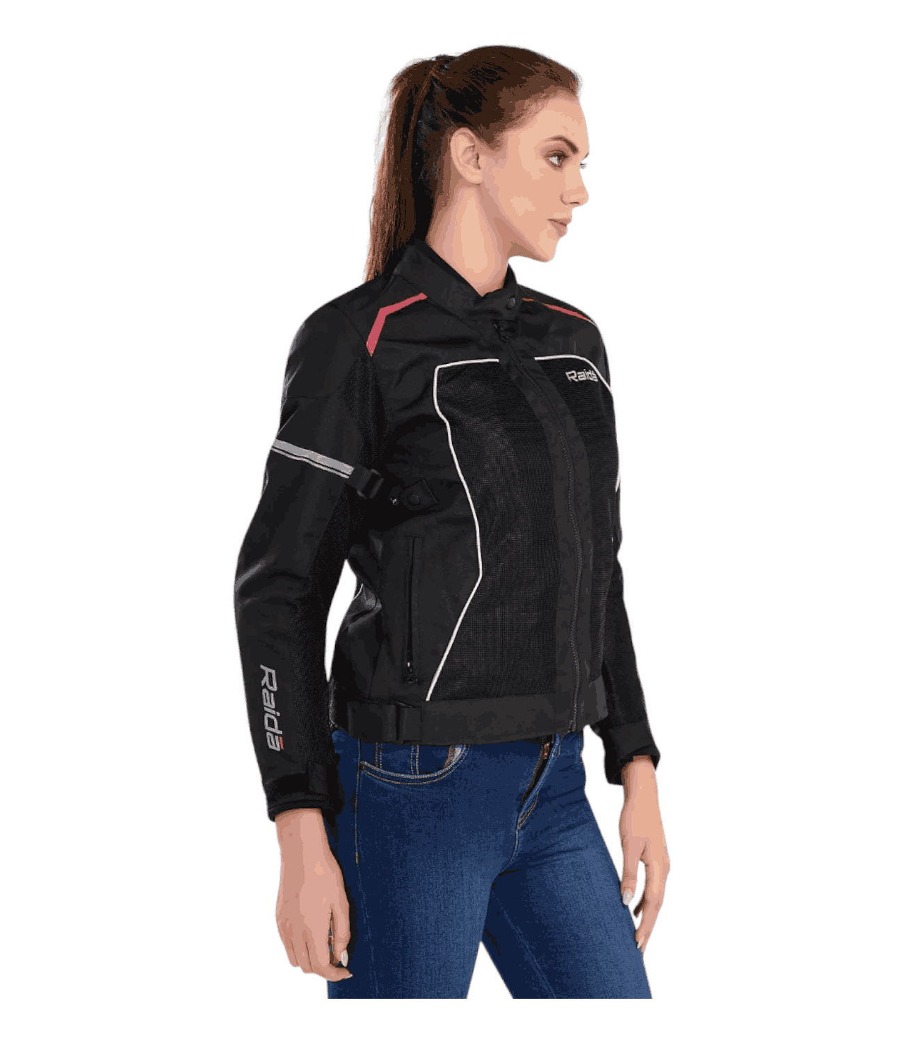 Raida Empress Women’s Riding Jacket - Pink - Motodrift
