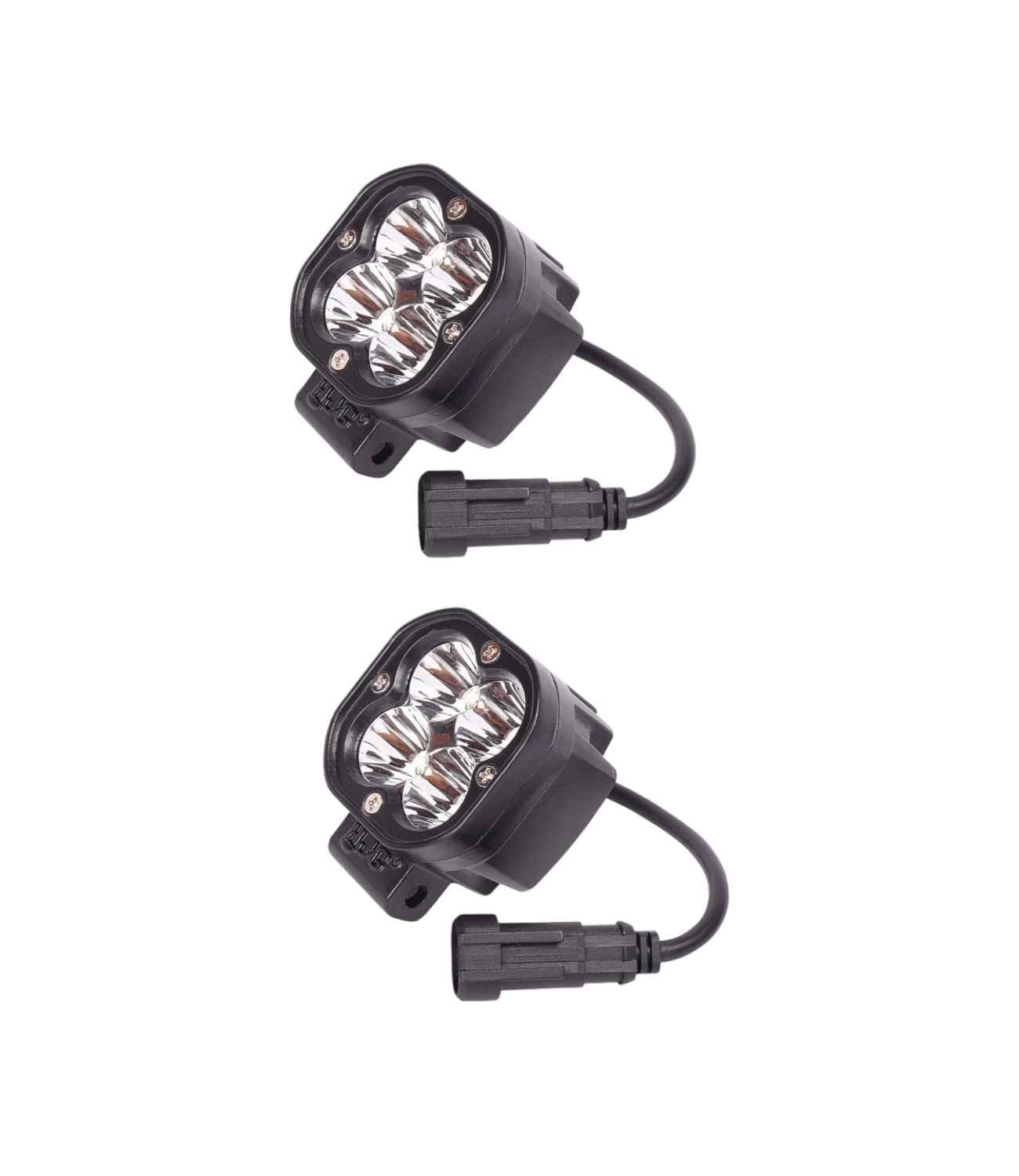 HJG 4 LED Mini 40W With Harness & Switch - Motodrift