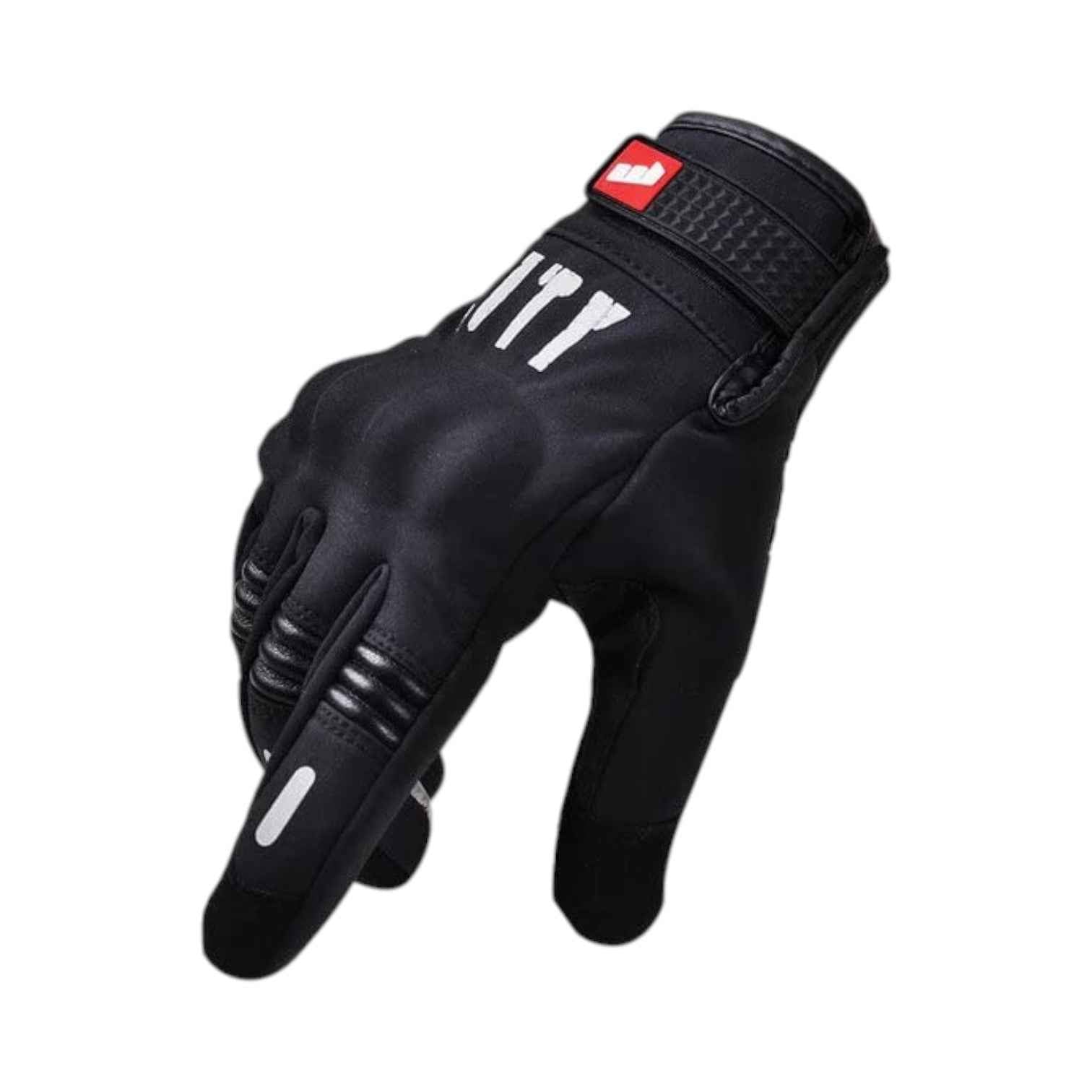 BSDDP City Riding Gloves Waterproof Bike Gloves with Touchscreen (Black)