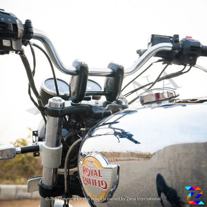 Zana Vertical Handle Bar Riser For Royal Enfield Interceptor 650 - Motodrift