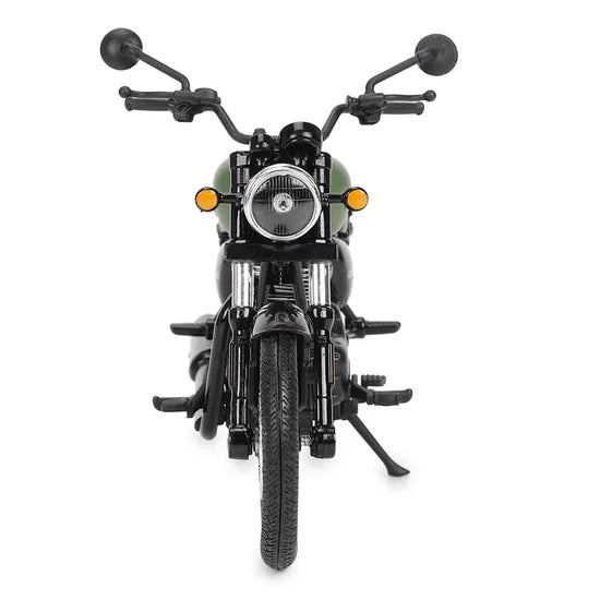 Meteor 350 Miniature - Fireball Matt Green (Scale Model 1:12) - Motodrift