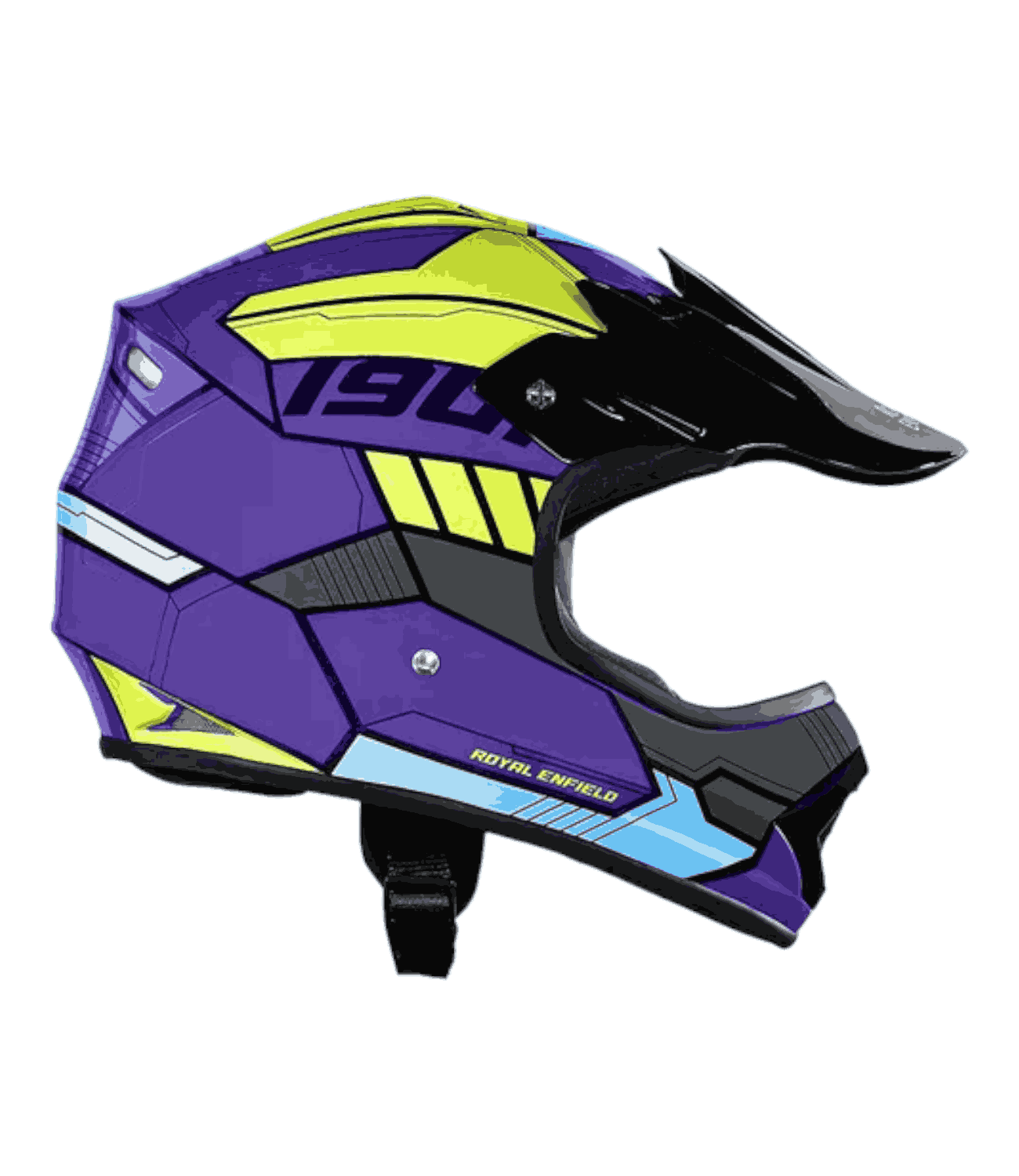 RE Motocross Kids Helmet Purlple - Motodrift