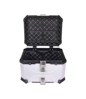 JB Racing Premium SPACE X Top Box 45L Black - Aluminium - Motodrift