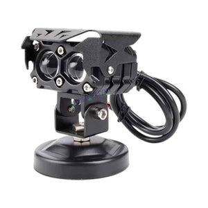 HJG Double Lens Future Eyes Fog Light Dual Tone Yellow/White LED, Universal