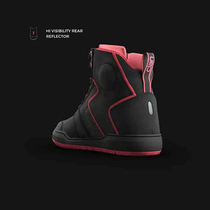Clan Shoes SNKR Stealth Edition Black Red - Motodrift