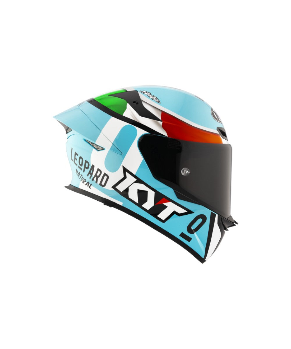 KYT TT Revo Leopard Tricolore Replica (Gloss) - Motodrift