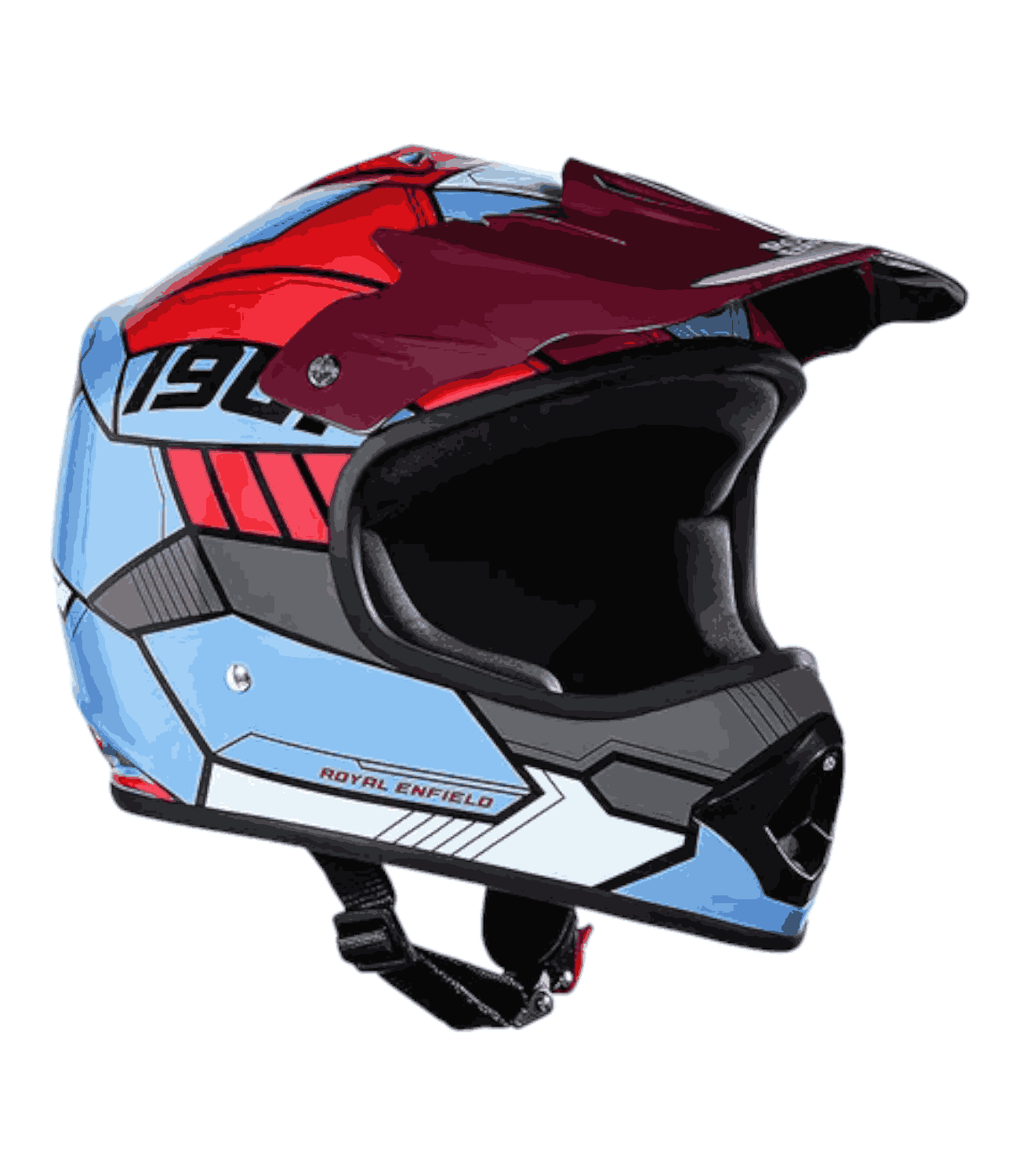 RE Motocross Kids Helmet Blue - Motodrift