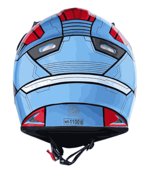 RE Motocross Kids Helmet Blue - Motodrift