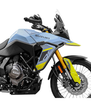 SRC Crash Bar Set for Suzuki V Strom 800DE - Black - Motodrift