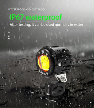 Future Eyes F 20-P Dual Colour Auxillary Lights - Motodrift