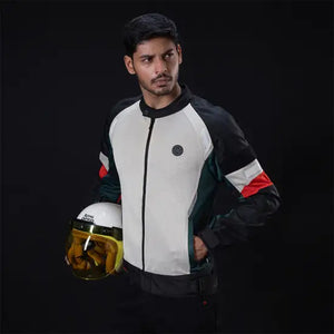 Royal Enfield StreetWind Eco-Frindly Riding Jacket Green - Motodrift