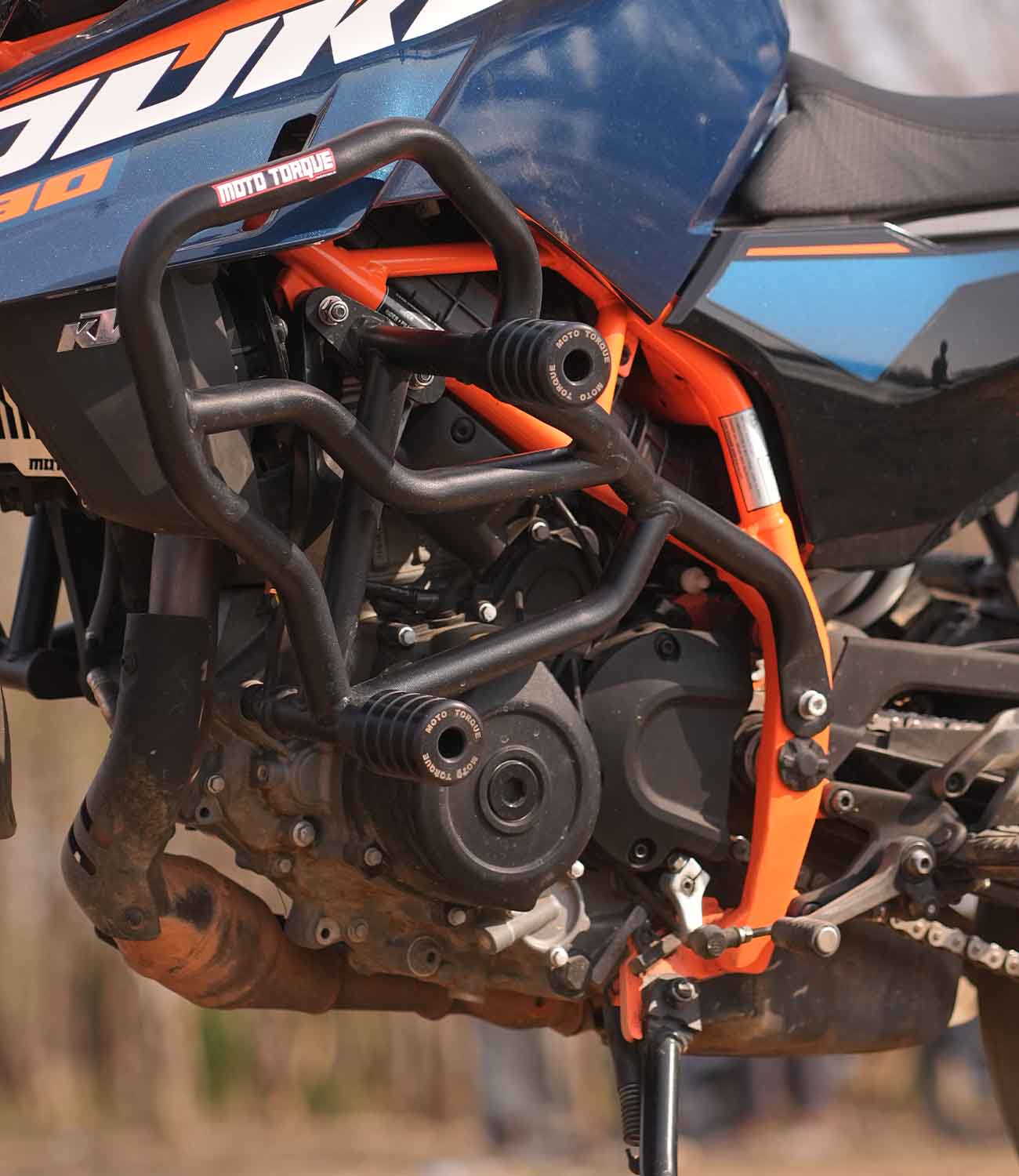 Moto Torque Thor Crash Guard For KTM Duke 250 (Gen 2) / 390 (Gen 3) - Motodrift