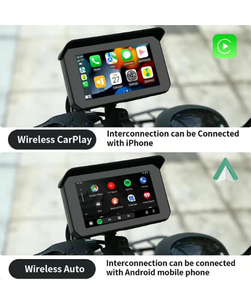 Motorcycle Dual Recording Bike Navigation System With Touchscreen - Motodrift