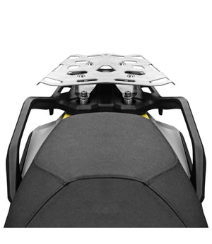 SRC Protective Aluminum Cargo Tail Rack (V2) For Suzuki V-Strom 800DE - Silver - Motodrift