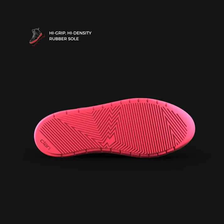 Clan Shoes SNKR | Stealth Edition Black Red - Motodrift
