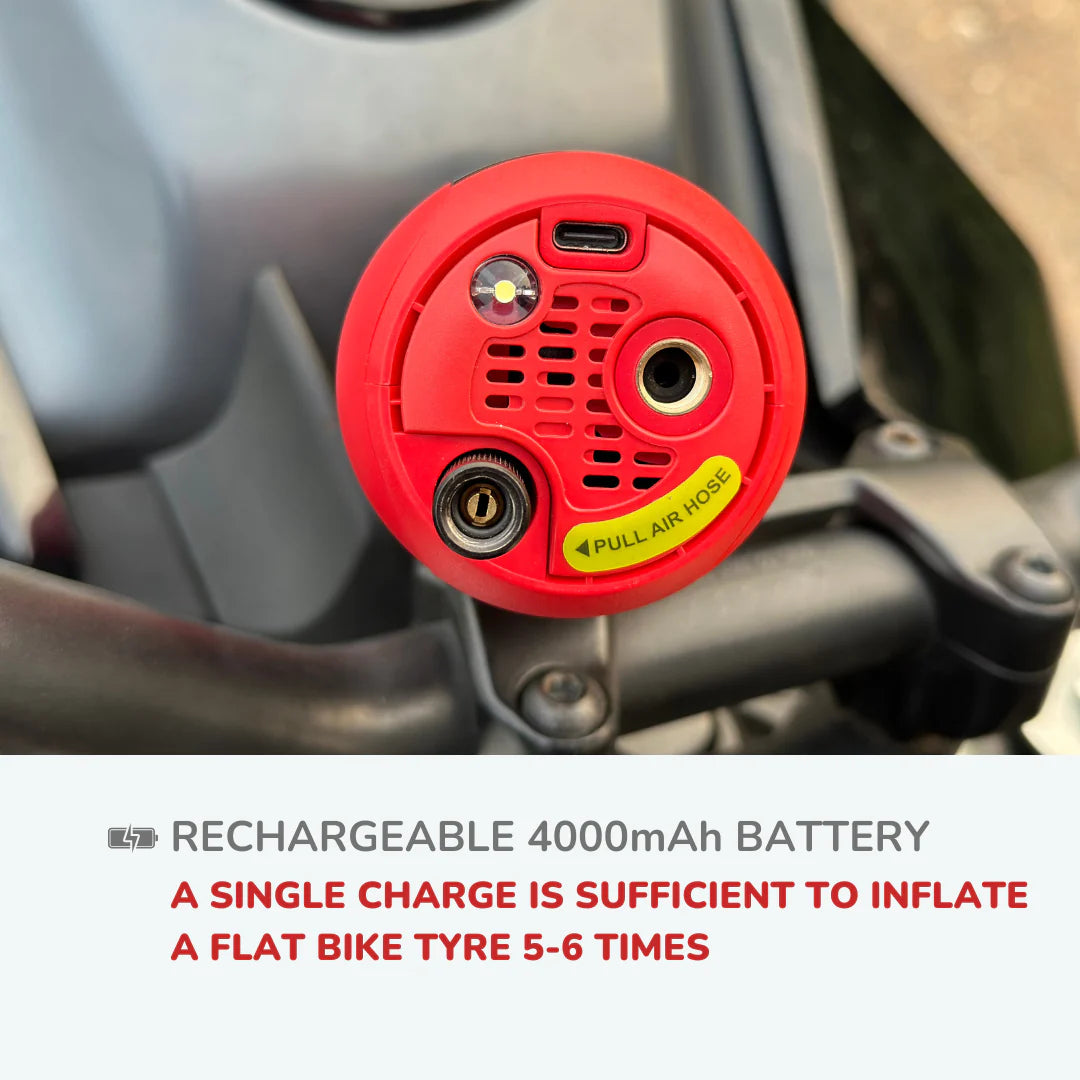Fleettrack Smart Tyre Inflator 4000 mAh Battery - Motodrift