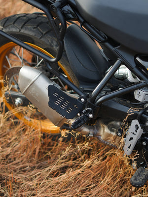 LCB Bolster Pillion Footrests For Royal Enfield Himalayan 450 (Black) - Motodrift