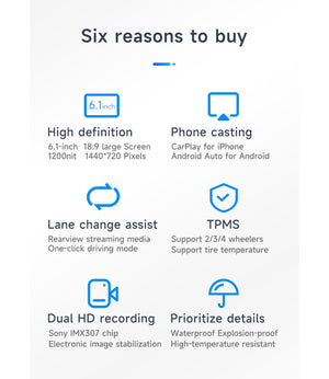 Alien Rider M2 Pro Motorcycle Dual Recording Bike Navigation System With Touchscreen, GPS & TPMS (With RADAR) - Motodrift