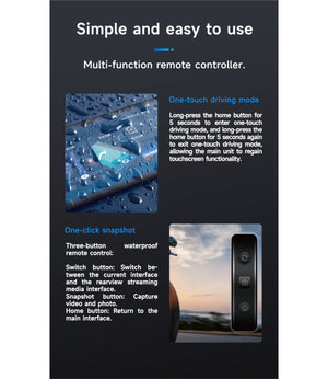 Alien Rider M2 Pro 200 Motorcycle Dual Recording Bike Navigation System With Touchscreen, GPS & TPMS (Without RADAR) - Motodrift