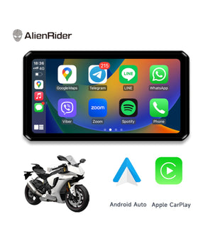 Alien Rider M2 Pro 200 Motorcycle Dual Recording Bike Navigation System With Touchscreen, GPS & TPMS (Without RADAR) - Motodrift