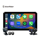Alien Rider M2 Pro Motorcycle Dual Recording Bike Navigation System With Touchscreen, GPS & TPMS (With RADAR) - Motodrift
