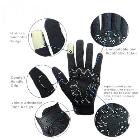 Axe Racing Gloves Black