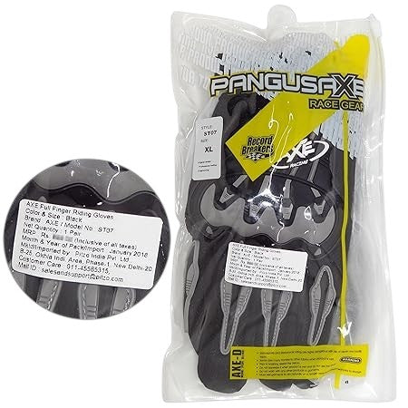 Axe Racing Gloves Black