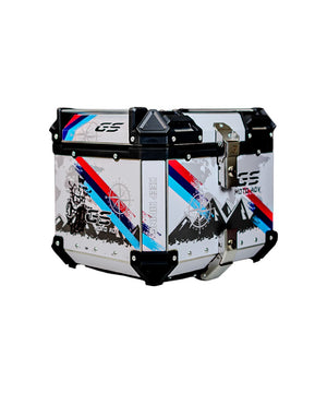 LGP Premium Aluminium Graphics 45 Litres Top Box - Motodrift