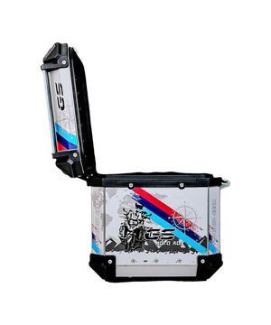 LGP Premium Aluminium Graphics 45 Litres Top Box - Motodrift