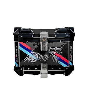 LGP Premium Aluminium Graphics 45 Litres Top Box - Motodrift