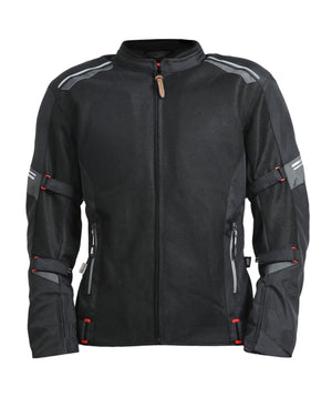Solace AIR-X Jacket V3 (Black/Grey) - Motodrift