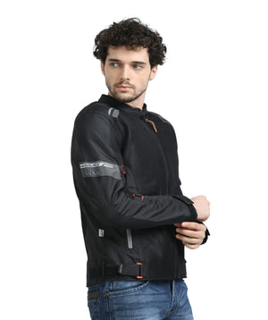 Solace AIR-X Jacket V3 (Black/Grey) - Motodrift