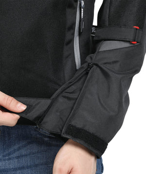 Solace AIR-X Jacket V3 (Black/Grey) - Motodrift