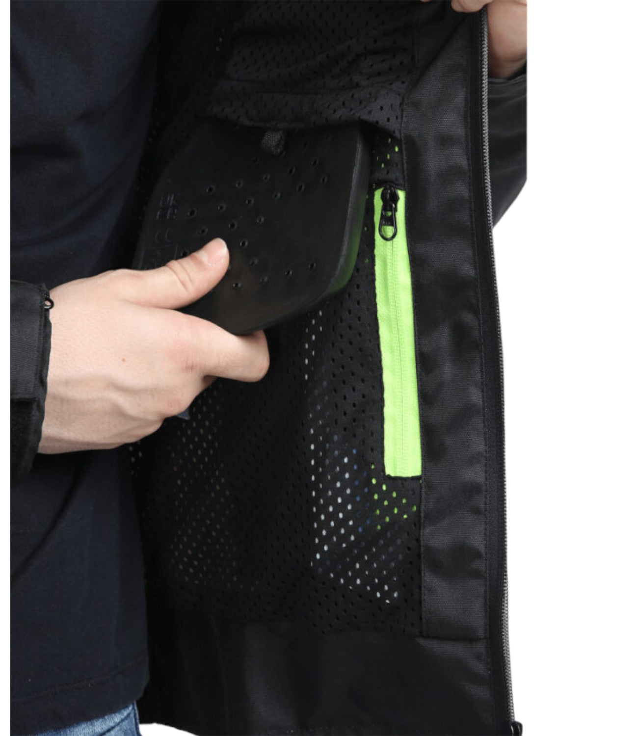 Solace AIR-X Jacket V3 (Black/Neon) - Motodrift