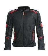Solace AIR-X Jacket V3 (Black/Red) - Motodrift
