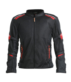 Solace AIR-X Jacket V3 (Black/Red) - Motodrift