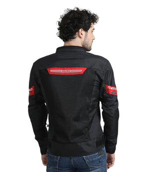 Solace AIR-X Jacket V3 (Black/Red) - Motodrift